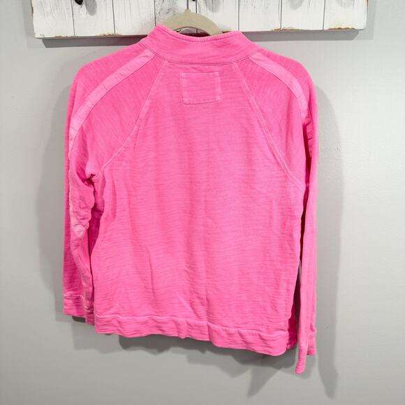 Lilly Pulitzer Ashlee Half Zip Pink Terry Pullover Size Small - Picture 7 of 7